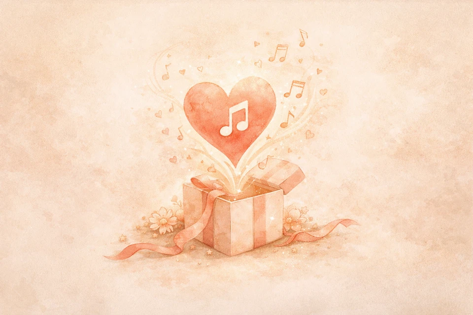 Personalised song gift examples